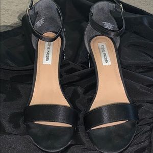 Floral Embroidered Block Heels